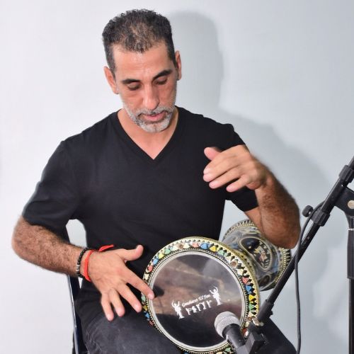 הדרכה לנגינה בדרבוקה מידות לוגו